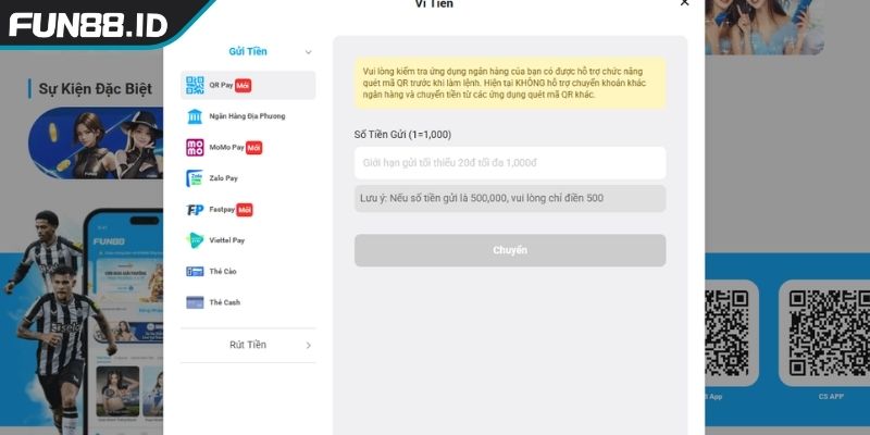 Chính sách bảo mật FUN88 giao dịch