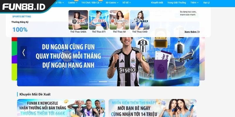 Tổng quan về thế giới thể thao IM FUN88