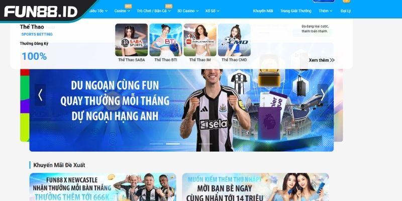 Thể Thao SABA FUN88 Sảnh Cược Uy Tín Với Đa Dạng Kèo Đấu 1 Tổng quan về sảnh cược thể thao SABA FUN88