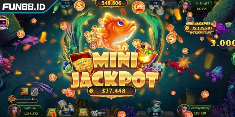 Trò bắn cá Chúng Thần Phát Tà đa dạng với mức thưởng khác nhau