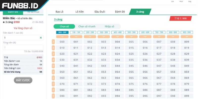 Cách triển khai dàn đề 3 càng đánh quanh năm cơ bản