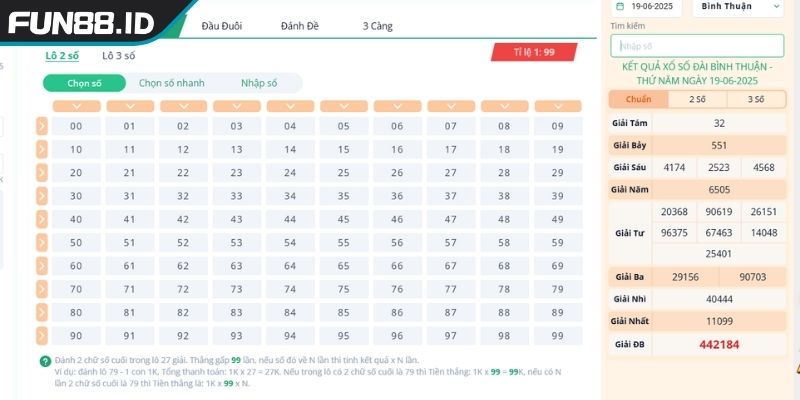 Xổ số 3 miền khu vực miền Trung